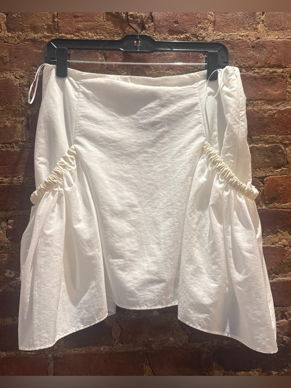BRAND NEW WITH TAGS WHITE MOLLY GODDARD MINI SKIRT SIZE 14